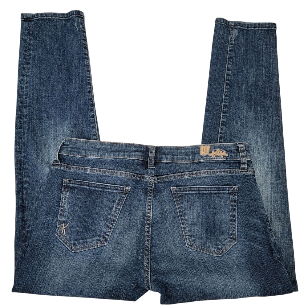 Kut from the Kloth Katy Boyfriend Jeans Blue Wash Denim Slim Leg Women’s Size 8 - Picture 8 of 16